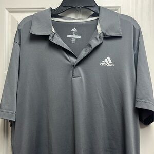 Small men’s Grey Adidas Golf Polo